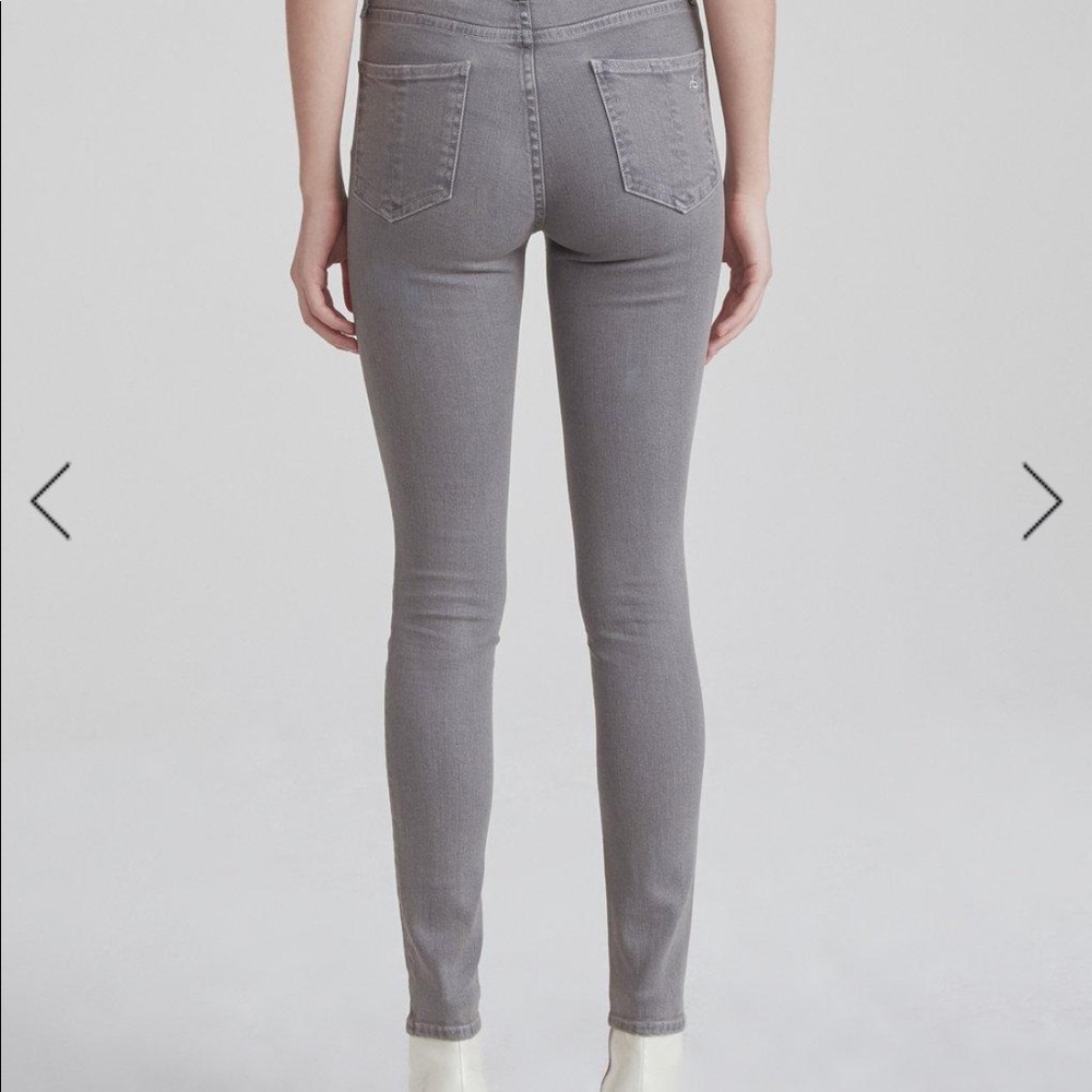 NWT! Rag & Bone High Rise Skinny Coated Rin - Picture 2 of 7